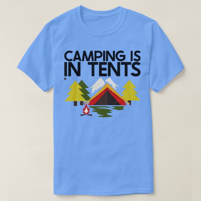Camping Camping finns i Tält 7 T Shirt (Design framsida)