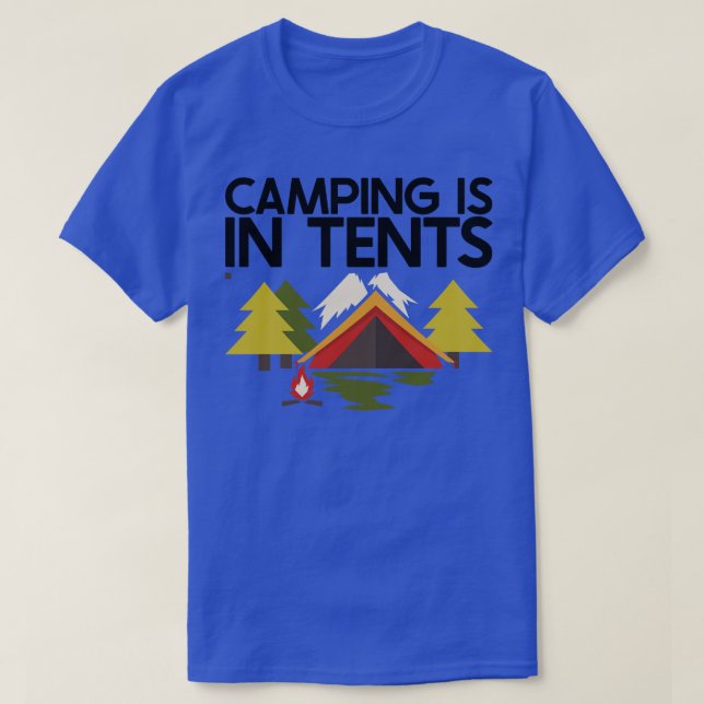 Camping Camping finns i Tält 8 T Shirt (Design framsida)