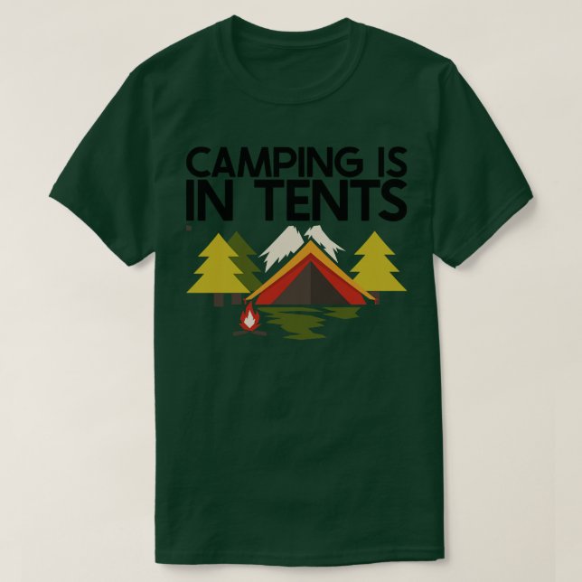Camping Camping finns i Tält 9 T Shirt (Design framsida)