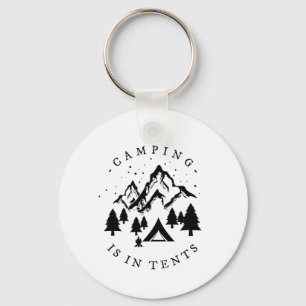 Camping - Camping is in Tält Nyckelring
