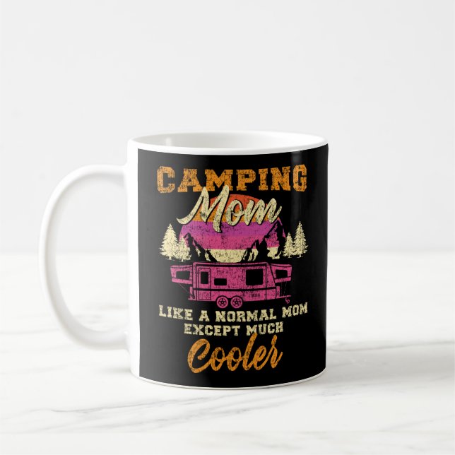 Camping Camping Mamma som ett normalt Mamma utom m Kaffemugg (Vänster)