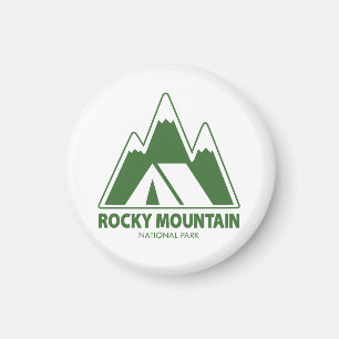 Camping Camping of Rocky Mountain nationalpark Magnet