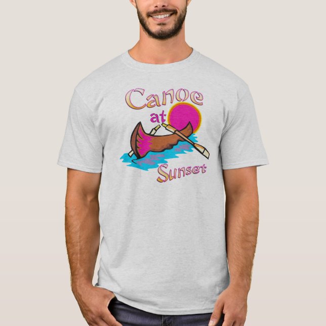 Camping Canoe T-shirt (Framsida)