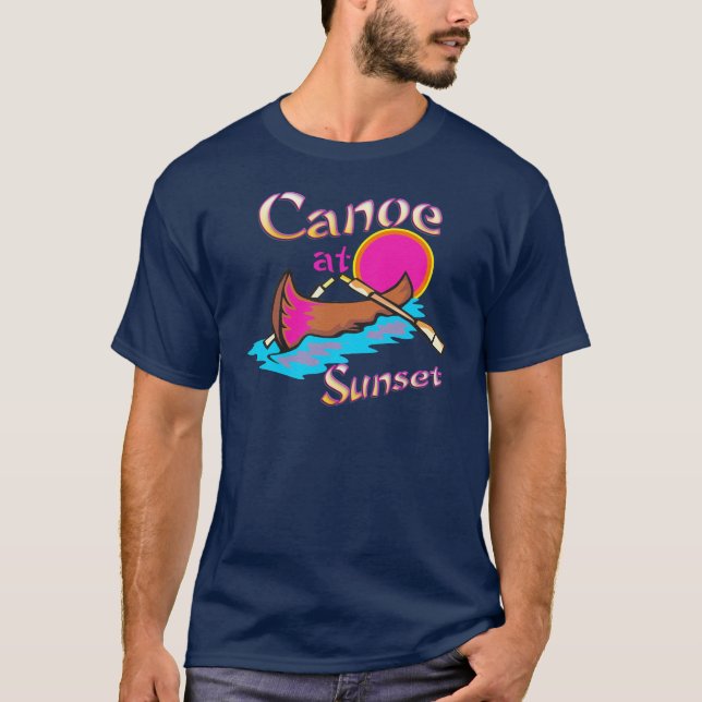 Camping Canoe Tee (Framsida)