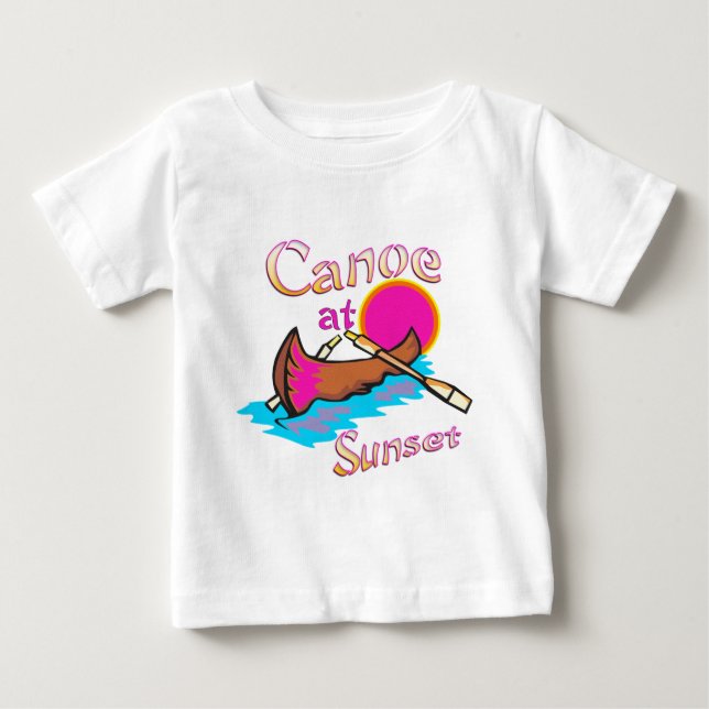 Camping Canoe Tee Shirt (Framsida)