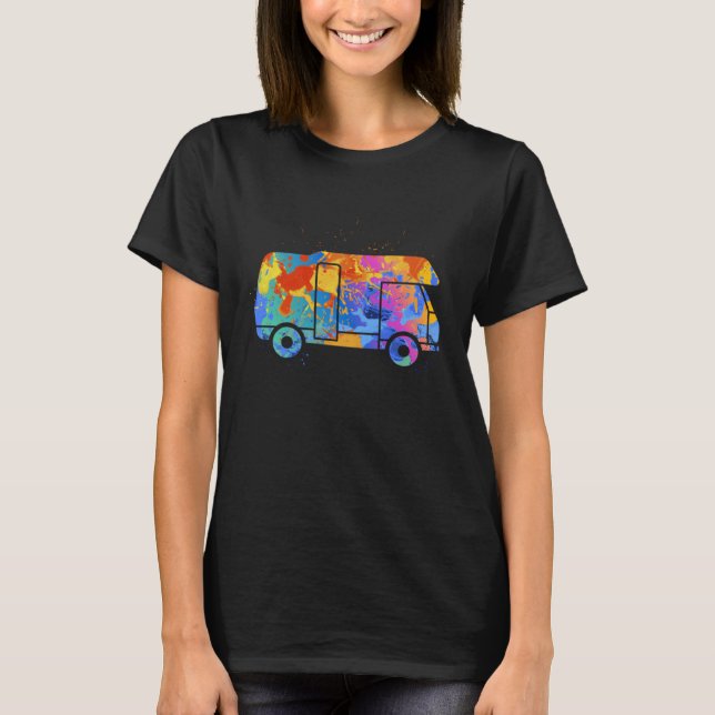 Camping Car Graphic  Women Kids Camper Clothing  1 T Shirt (Framsida)