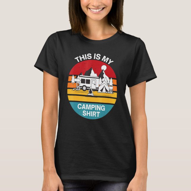 Camping Caravan Camping Hiking Rv Camping _2 T Shirt (Framsida)