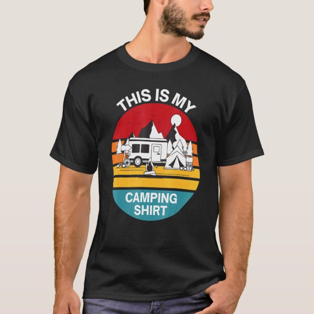 Camping Caravan Camping Hiking Rv Camping _2 T Shirt (Framsida)