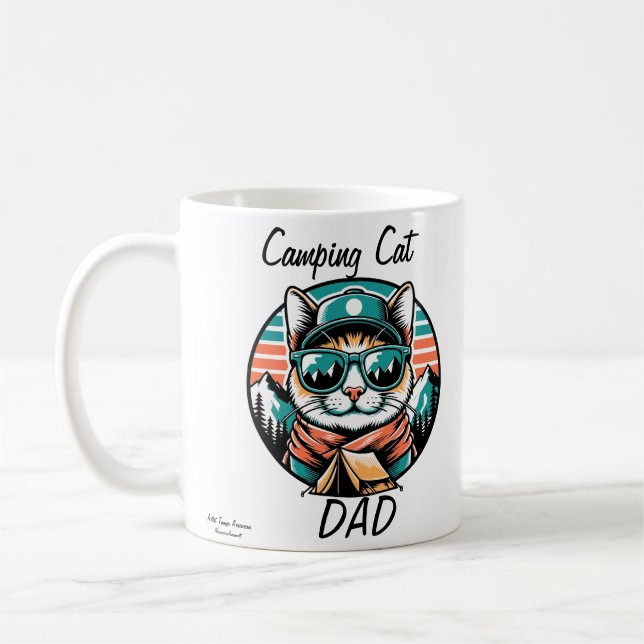 Camping Cat Pappa Kaffemugg (Vänster)