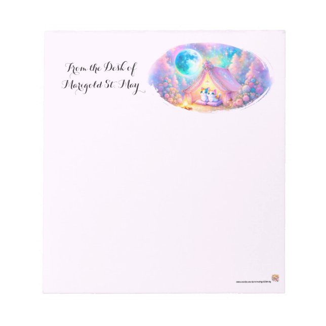 Camping Cats Notepad Anteckningsblock (Framsida)