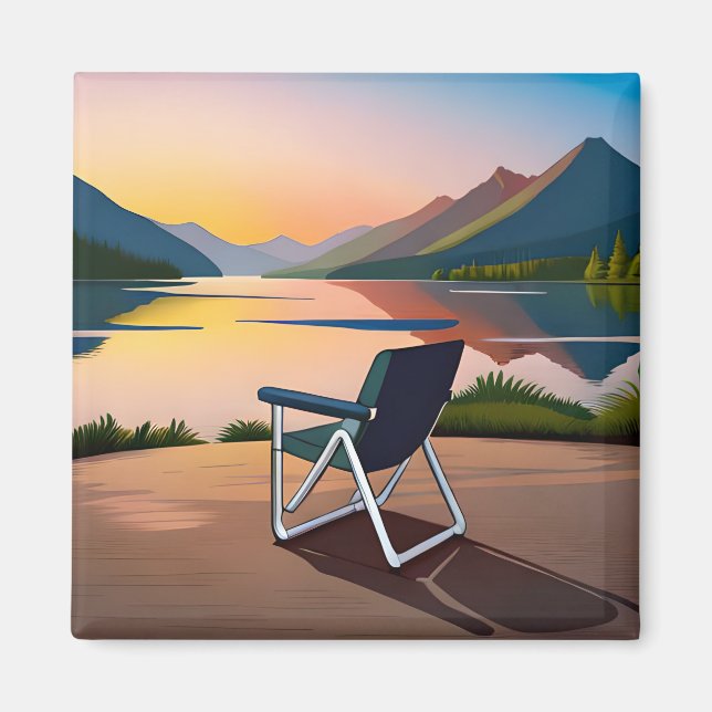 Camping chair magnet (Framsidan)