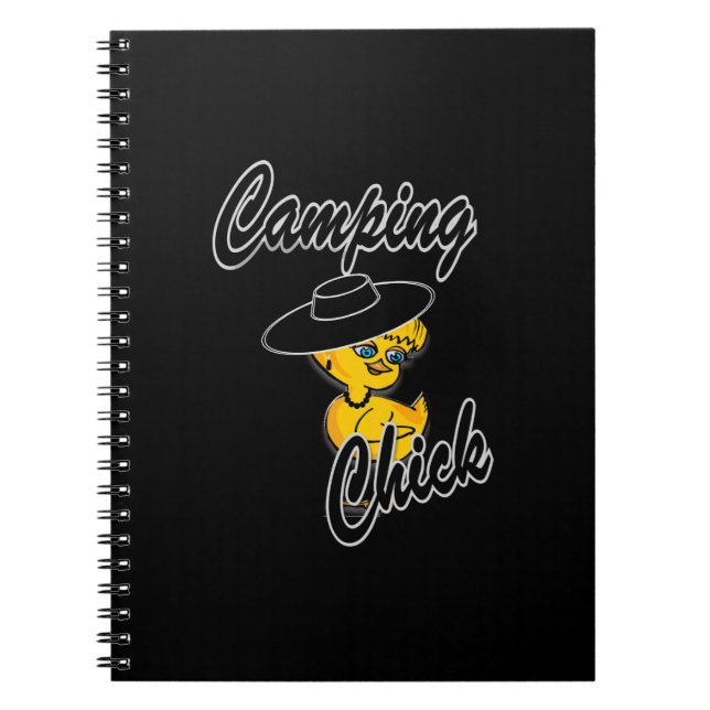 Camping Chick #4 Anteckningsbok (Framsidan)