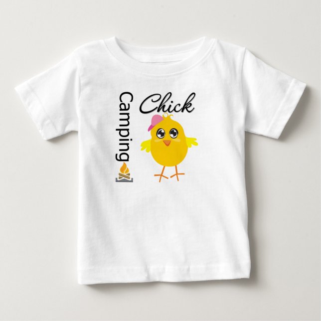 Camping Chick T-shirt (Framsida)