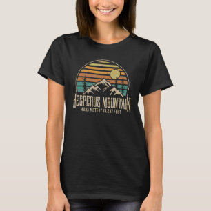 Camping Colorado Hiking Outdoor Mountain Hesperus T Shirt