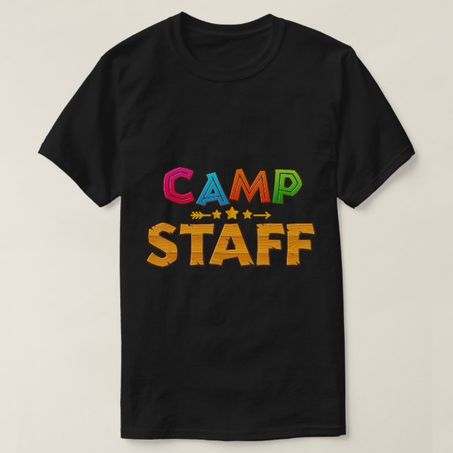 Camping Counselor, direktör för den berömda sommar T Shirt (Design framsida)