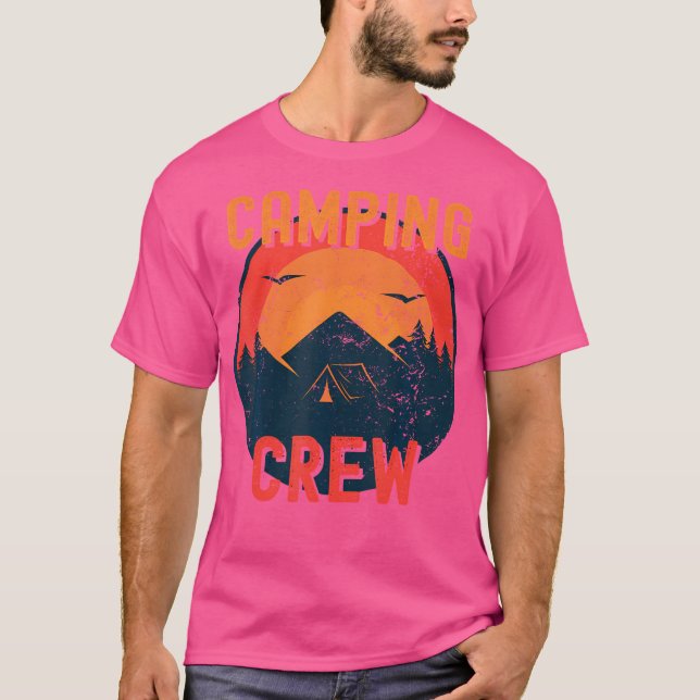 Camping Crew 2022 Family Camper Resa Road Matching T Shirt (Framsida)