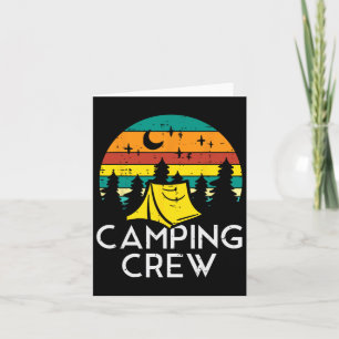 Camping Crew Camper Boys Girls Kids Youth Tod Kort