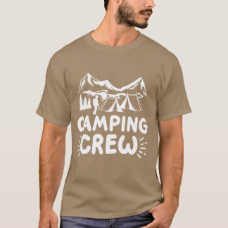 Camping Crew Campingtältvänner T Shirt