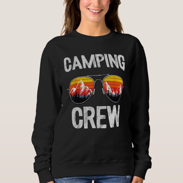 Camping Crew Cousin Camp Matching Family Vacation  T Shirt (Framsida)