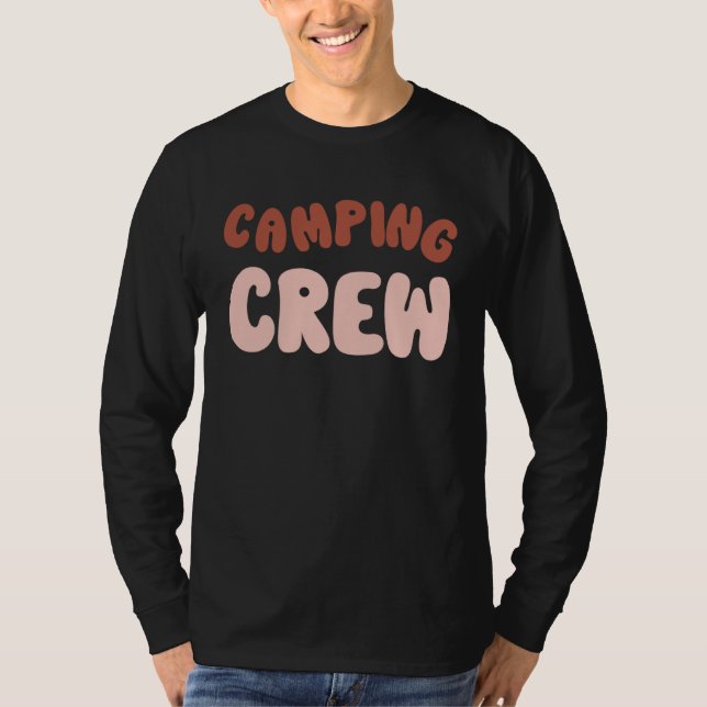 Camping Crew Family Camping Trip Matching Group Ca T Shirt (Framsida)
