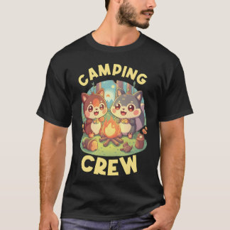 Camping Crew rolig T Shirt