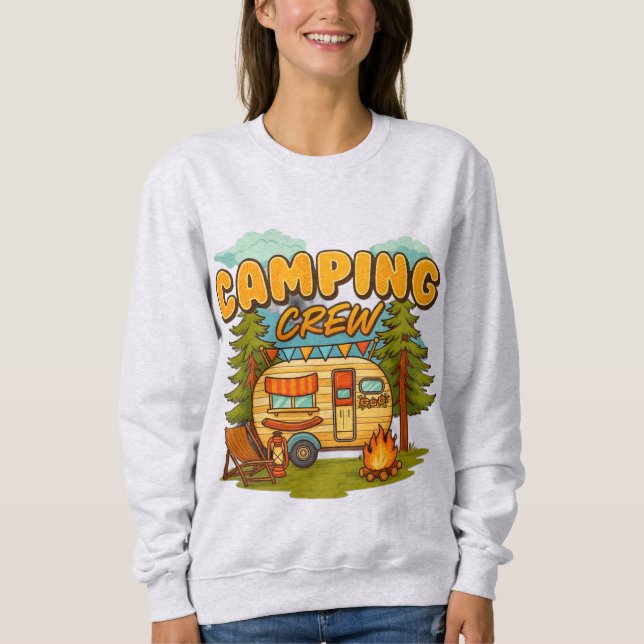 Camping Crew T Shirt (Framsida)
