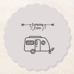 Camping crew underlägg papper<br><div class="desc">Besonderes design</div>