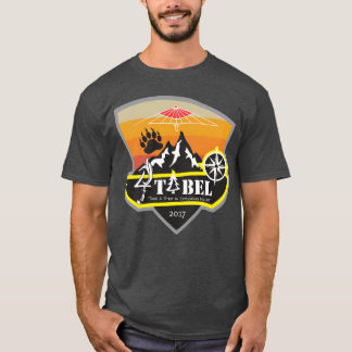 Camping day retro t shirt