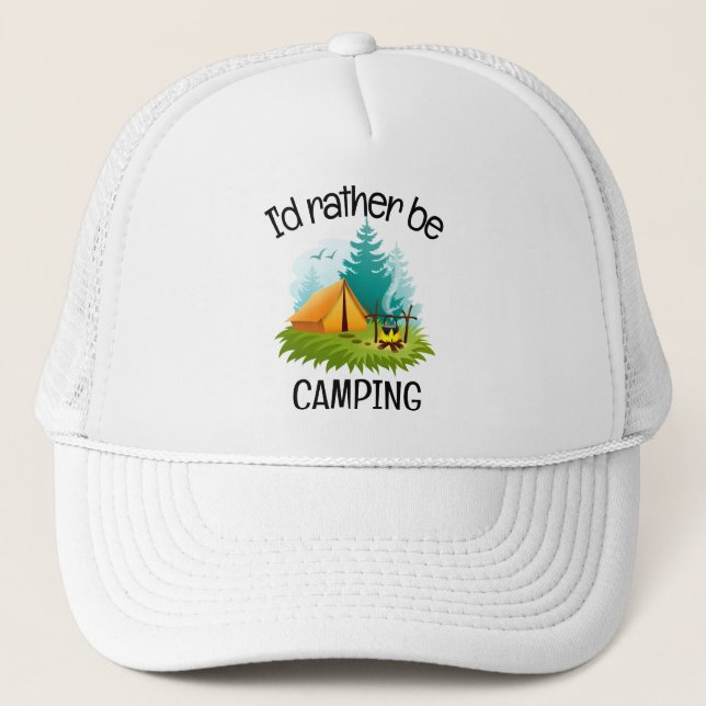 Camping Design Hat Keps (Framsida)