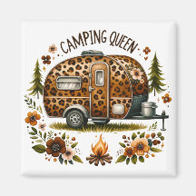 Camping Drottning Magnet