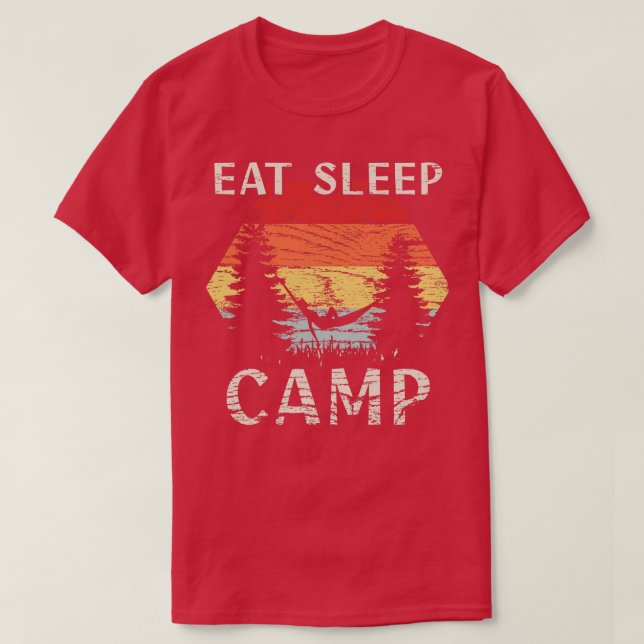 Camping Eat-viloläge T Shirt (Design framsida)