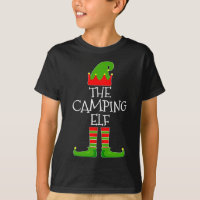 Camping Elf Cute Group Matching Family Christm