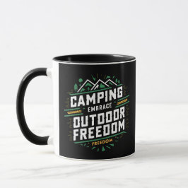 Camping Embrace utomhusfrihet, gåva mugg