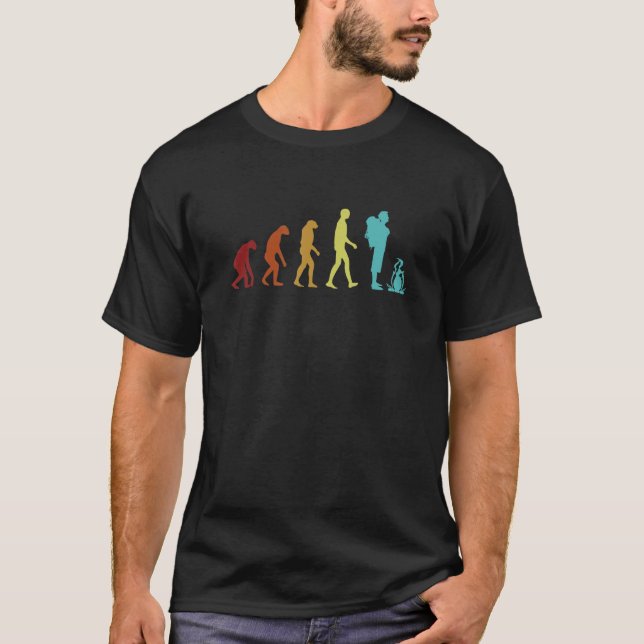 Camping Evolution Campsite Tält Glamping Camping T Shirt (Framsida)