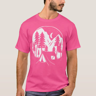 Camping Exdoor Äventyr Road Resa Hiking Mountai T Shirt