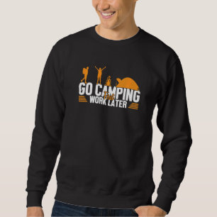 Camping First Work Senater Tält Glamping Camper Ca Lång Ärmad Tröja