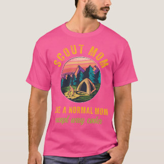 Camping för att visa Mamma-ledaren Boys Girls T Shirt