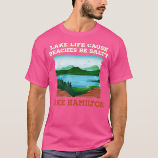 Camping för Beach Sjö i sjö Life-orsak T Shirt