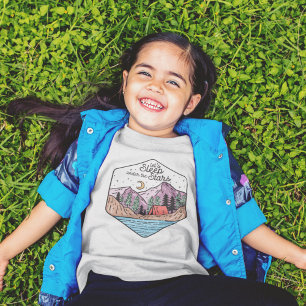 Camping för Cute-familjen T Shirt