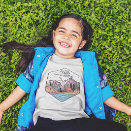 Camping för Cute-familjen T Shirt