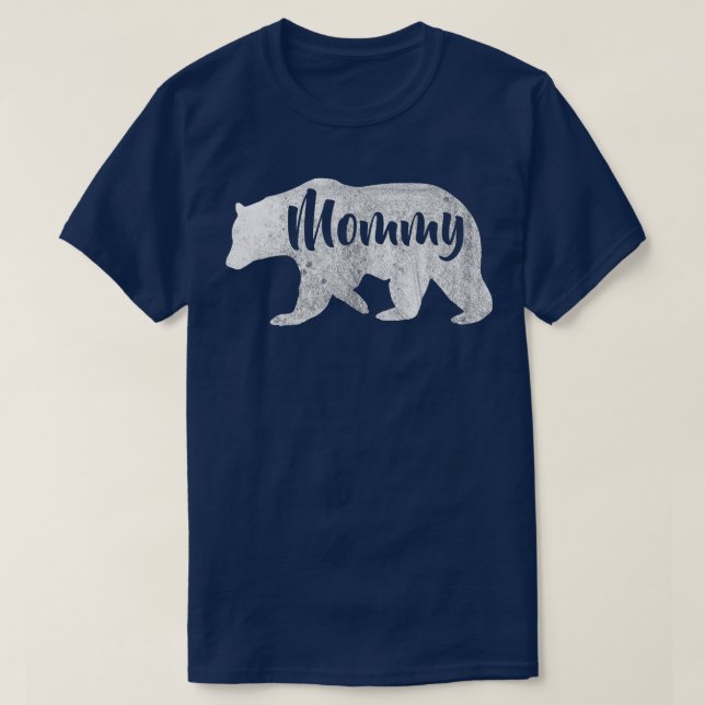 Camping för kvinnans Mamma Bear Fantastisk T Shirt (Design framsida)