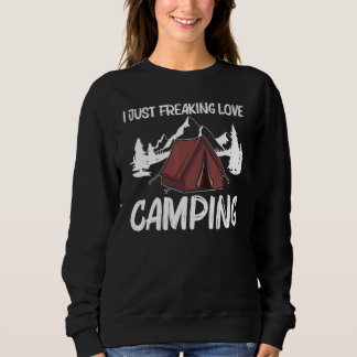 Camping för män och kvinnor Övernattning Utomhusak T Shirt
