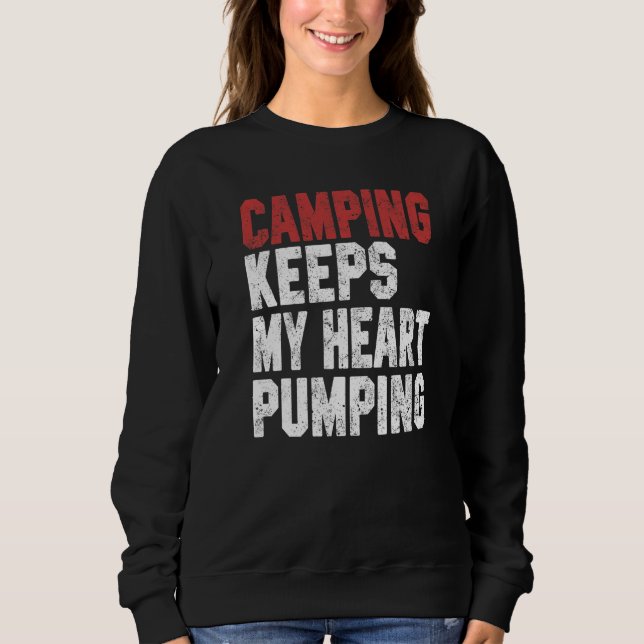 Camping For Men Women Trip RV Vacation Hiker T Shirt (Framsida)