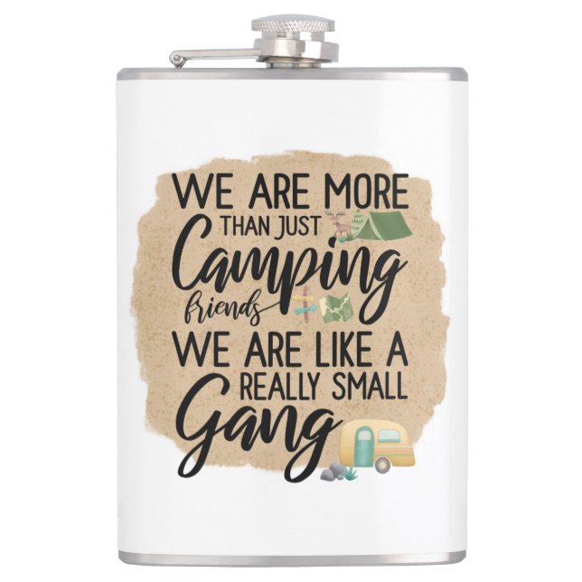 Camping Friends Small Gang Coffee Mugg Fickplunta (Framsidan)