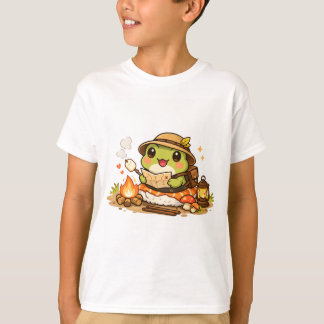 Camping Frog Explorer T Shirt