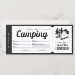 Camping Gift Voucher, sommarlägercertifikat