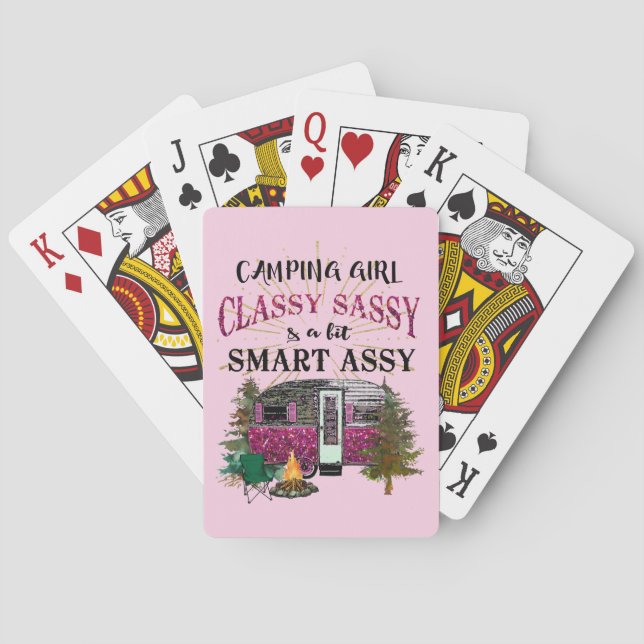 Camping Girl Casinokort (Baksidan)