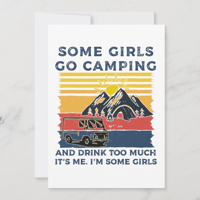 Camping Girl Funny Gifts (Framsida)