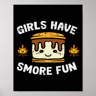 Camping Girls har en större Roligt Camper Girls Ki Poster