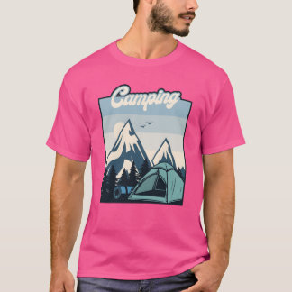 Camping Glamping Ryggsäckscamping Campingplatser H T Shirt